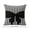 Black, variant on XIA0LE Black White Striped Bow Throw Pillow With Sew On Black Bow Pillow 14 X 14 Inch Filled Decorative Cushion With Zipper Closure For Sofa Bedroom Dorm Home Decor (Including inner core)