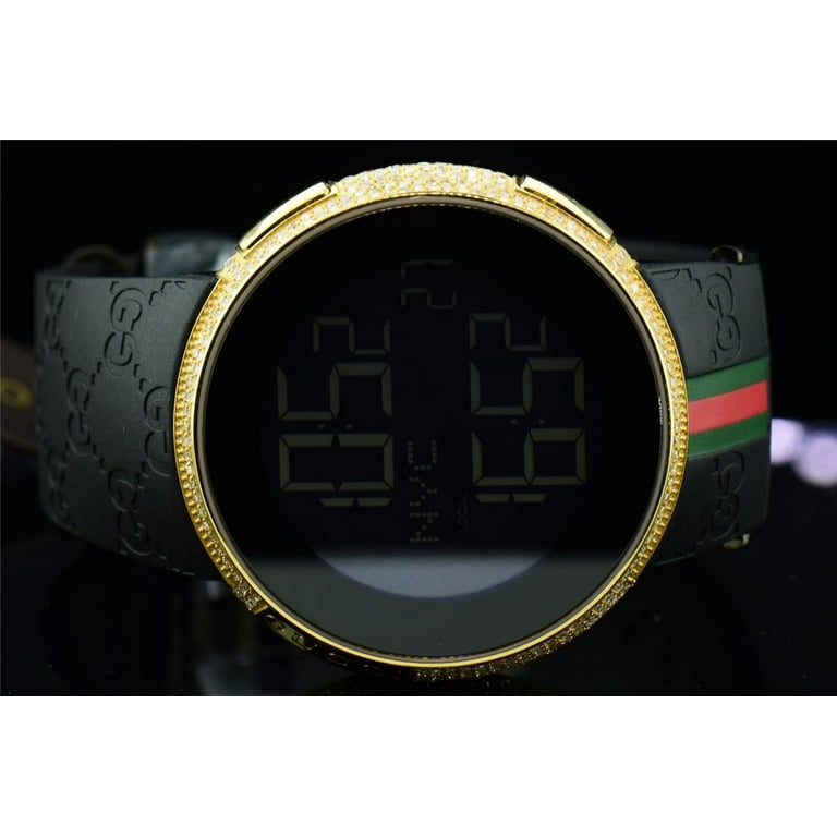 GUCCI アナログ時計 ダイヤモンドインデックス 楽天市場】【ウォッチ】GUCCI グッチ ブラック文字盤 ダイヤ
