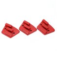 thumbnail image 4 of Zapatas de molienda resistencia a la abrasión Bloque de molienda Dientes de punta en forma de T Durabilidad de 2 orificios Rojo Ampliamente utilizado para herramienta de ANGGREK Otros, 4 of 8