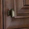 thumbnail image 3 of GlideRite 1-1/8 in. Transition Style Rectangle Cabinet Knob, Antique Brass, Pack of 10, 3 of 5
