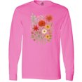 thumbnail image 3 of Inktastic Floral Watercolor Bouquet Art Long Sleeve T-Shirt, 3 of 5