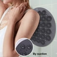 thumbnail image 4 of Shower Foot Brush and Body Massage Pad with Suction Buttons for Deep Cleansing Back Elbow Exfoliation, 4 of 4
