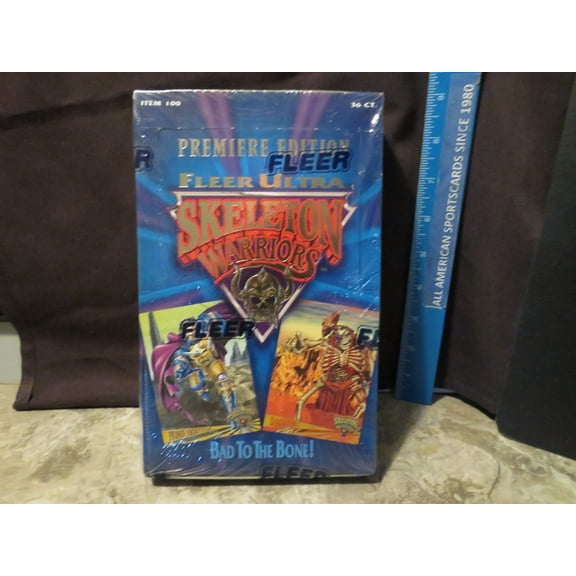 1995 FLEER ULTRA SKELETON WARRIORS TRADING CARDS FACTORY SEALED BOX MINT