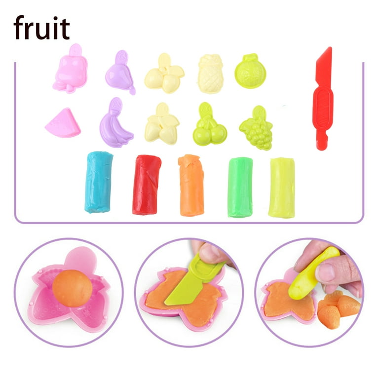 DIY - Miniature Play-doh Fruits - simplekidscrafts 