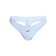 thumbnail image 4 of No Boundaries Women's Thong Panty Cotton Lace, 1-pack, Sizes XS-XXXL, 4 of 5