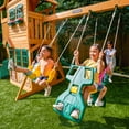 thumbnail image 6 of KidKraft Buffalo Crossing Wooden Outdoor Swing Set, 6 of 9