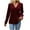 Red, variant on Lenpel Velvet Tops for Women Long Sleeve V Neck Pleated Button down Shirts Dressy Casual Velour Blouses Loose Work Shirts(Red,X-Large)
