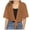 Coffee, variant on Ketyyh-chn99 Kimono Cardigan for Women Fall Coat Women Tie Front Chiffon Short Sleeve Cropped Sheer Bolero Cardigan Green,L