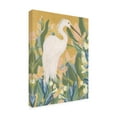 thumbnail image 4 of Trademark Fine Art June Erica Vess  Floral Egret II Canvas Wall Art - 35x47, 4 of 4
