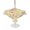 Beige, variant on Outdoor Tablecloth with Umbrella Hole for Patio/Picnic/Party/Camping, Summer Fruit Waterproof Table Cloth Square Cover Washable, Spring Botanical Lemon Peach Green (54"x 54")