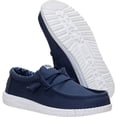 thumbnail image 4 of HEYDUDE Men Wally Stretch Canvas , Navy, 9, 4 of 6