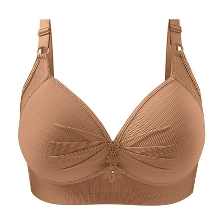 Women s Push Up Wireless Compression Bra Comfort Support No Womens Sports Bra Pack Underwire Bras Comfortable Wire Womens Bras Comfortable Packs Bralette Everyday Underwear