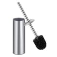thumbnail image 1 of Cepillo de inodoro 304 Acero inoxidable Mango largo Transportable Limpieza Cepillos de limpieza LadoBaring Lavable Lavable Piso de pared Limpio Cepillado Situación AweSitey HA010759-05B, 1 of 6