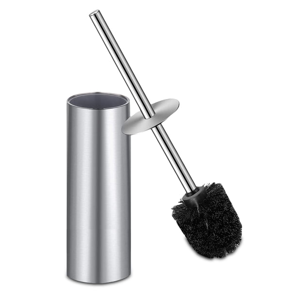Toystoory Escobilla de baño de acero inoxidable 304, cepillos de limpieza de baño con mango largo, lavable para el hogar, limpieza reutilizable del suelo Juegos de accesorios de baño Tipo 2 Toystoory HA010759-02B