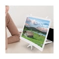 thumbnail image 3 of Phone Screen Magnifier Foldable 3D Highly Clear 10/14 Inch Curved Phone Screen Video Amplifier Holder for Watching TV-White 14 inch, 3 of 3