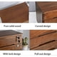 thumbnail image 3 of Desk Organizer Drawer Box Desk Accessories Storage Box, Wooden Desk Storage Cabinet With 1/2/3/4 Lockable Drawers (A, 1 Layer) 1 layer A, 3 of 5