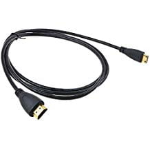 ABLEGRID 5FT Mini HDMI Cable to HDTV Cord for Nikon Digital SLR D610 D5200 D5100 D600 D3200 D3100 D7100 D7000 D7200 D750 D800 D800E D4 D90 AW1,J3,S1,V2,V1,J2,J1 Camcorder Camera