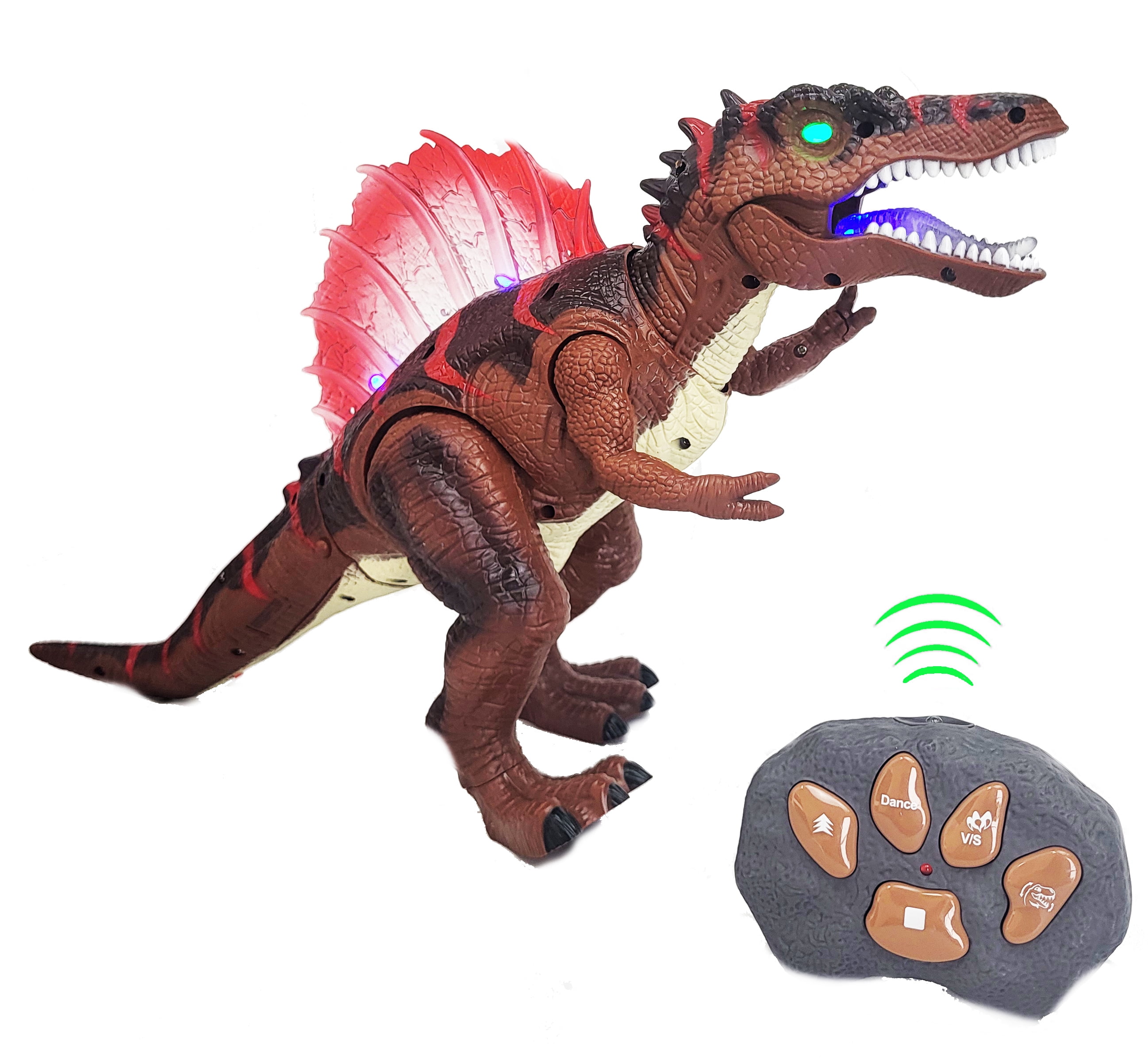 Large Walking and Shake Head with Roar Sound and Light Dinosaur Toy