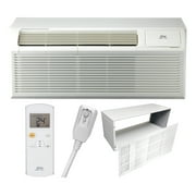 Cooper&Hunter 12,000 BTU PTAC Heating and Cooling Heat Pump, Sleeve, Grille, Remote, Electric Cord