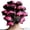 Hot Pink, variant on 10PCS Overnight Sleep Hair Curlers, Soft Sponge Rollers for Long Short Hair, Heatless Pear Curling Tools for Dry Hair, Lazy Hair Styling Kit for Women & Girls,Black,One Size