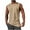 Khaki, variant on Leesechin Men's Tank Tops Summer Workout Graphic Solid Pullover Round Neck Sports Tank Tops Vest