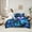Blue, variant on Erosebridal Flying Butterfly Bedding Sets Twin Size,Purple Blue Comforter Sets with Sheets,Starry Sky Bed in a Bag Twin size,Super Cozy Animal Bedroom Decoration,Reversible,7pcs