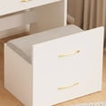 thumbnail image 4 of American Style Vanity With Hidden Organizer - White Bedroom Desk 3 Drawers For, 4 of 5