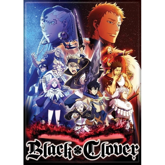 Black Clover Group; Asta, Yuno, Noelle 2.5 X 3.5 Inch Magnet