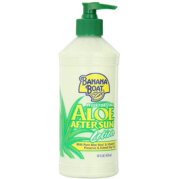 Banana Boat Aloe After Sun Lotion 16 oz (Pack of 2)