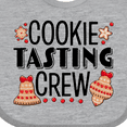 thumbnail image 4 of Inktastic Christmas Cookie Tasting Crew with Holiday Cookies Boys or Girls Baby Bib, 4 of 4