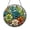 Stained Glass 5.9 Inch, variant on Succulent Plant Garden Stained Glass Style Window Suncatcher Decor, Botanical Decorative Acrylic Hanging Panel Ornament for Nature Inspired Window Art and Plant Theme Home Decoration