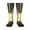1 Black, variant on Gold Spider On The Web Pattern Women’s Knee High Crew Socks,Trouser Socks Comfortable, Breathable, Moisture-Wicking and Soft