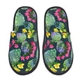 thumbnail image 1 of Fotbe Watercolor Cactuses Pantuflas Peludas para Mujer con Estampado, Zapatillas de Peluche, Zapatos de Invierno para Casa, Uso Interior y Exterior-Medium, 1 of 8