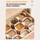 thumbnail image 5 of Tarro transparente para cereales, con doble sellado, apilable, para despensa, conservación de alimentos, tapa transparente, almacenamiento seguro de alimentos, artículo esencial para el hogar., 5 of 8