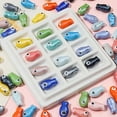 thumbnail image 2 of 38pcs Of Fish-shaped Ceramic Beads, Suitable For DIY Jewelry Making, Vibrant Handcrafted Items, Used As Accessories For Bracelets, Necklaces, Keychains, And Mobile Phone Chains, 2 of 9