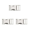 thumbnail image 2 of Youkk Metal Bag Webbing Belt Buckle Clip Clasp Stylish and Sturdy Silver Inner diameter 19mm 3Set, 2 of 6