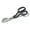 glossy black, variant on 7 Inch Carpet Pile Scissors Duckbill Tip Scissors Ergonomic Handle Carpet Pile Scissors for Blanket Carpet Trimming