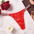 thumbnail image 1 of Bragas Sin Costuras Sexy Victoria Secret Para Mujer Letras De Lujo Diamantes No . 1 Tangas De Imitación Ropa Interior Diseño De Marca Confort Satén Gao Jiahui unisex, 1 of 2