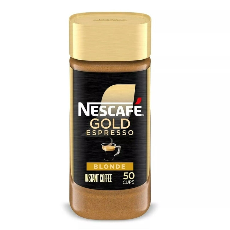 2 Pack NESCAFE Gold Espresso Blonde, Instant Coffee, 3.5 oz Fast