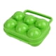 thumbnail image 3 of Porta huevos portátil para acampar, dispensador de huevos, caja protectora para el transporte de huevos Verde, 3 of 9