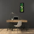 thumbnail image 4 of Villa, Mlli 11x24 Black Modern Framed Museum Art Print Titled - Green Palms, 4 of 5