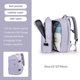 thumbnail image 3 of Mochila de viaje expandible de gran capacidad, bolso de mano para vuelo, mochila para computadora portátil de 15,6 pulgadas, para viajes de negocios, almacenamiento de equipaje XA299CR, 3 of 5
