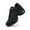 Black, variant on Women's Athletic Sneakers - Sports Jazz Shoes for Dance Training and Fitness with Air Cushion Design