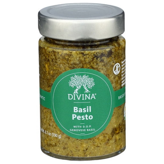 (Pack of 6) Divina Basil Pesto Sauce 6.7 Oz