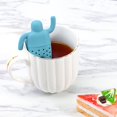 thumbnail image 4 of Silicone Tea Maker - Cute Mr. Man Tea Maker - Silicone Tea Maker, Reusable Tea Diffuser Filter For Cups, Teapots, Cups, Spices 5pcs, 4 of 4