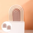 thumbnail image 3 of Juego de 2 posavasos de silicona grandes de 6 pulgadas, posavasos para bebidas, posavasos para bebidas, vida Beige, 3 of 9