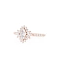 thumbnail image 4 of 2Ct Marquise Cut Lab Created Diamond Women Cluster Engagement Ring 14K Yellow Gold Plated, 4 of 7