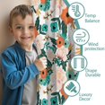 thumbnail image 3 of Blackout Kids Curtains,Pioneer Flower Floral Print Pattern Childrens Insulated Curtains Set Of 2,Bedroom Essentials,Toddler Room Decor 42"x54", 3 of 5