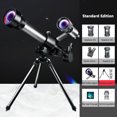 thumbnail image 3 of Telescopio astronómico FLhrweasw Vista de la luna Observación de estrellas Monocular Ayuda para experimentos educativos Nuevo, 3 of 9