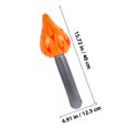 thumbnail image 4 of OUNONA 10Pcs Inflatable Torch Party Decor Portable PVC Torch Props for Sports Events and Stage Performance, 4 of 5